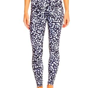 Zella 7/8 Leggings Black and White Patterned - XSmall